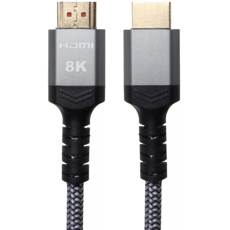 Фото  iOpen ACG859A-10.0 Кабель интерфейсный HDMI-HDMI 19M/M,ver. 2.1 8KX60Hz (Econom) оплетка 10m