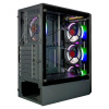 Фото  Ginzzu CL325 ATX FAN 4*RR4 FRGB передняя панель Стекло