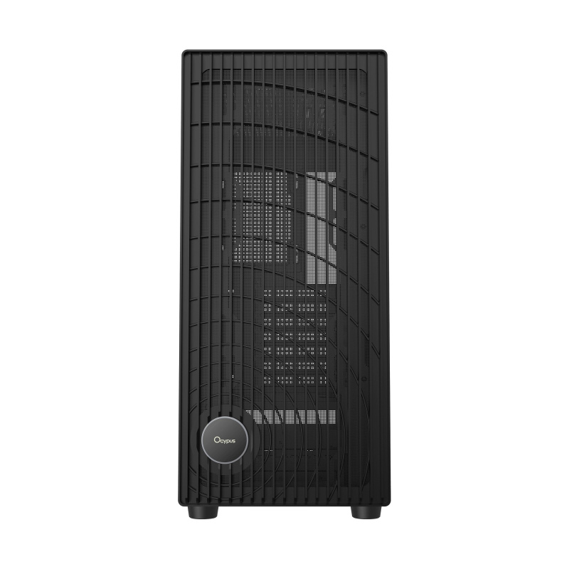 Фото  Case Ocypus Gamma C70 BK  ATX / win / black / no PSU / Tempered Glass