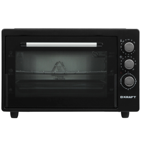 Фото  KRAFT KF-MO 3800 BL Мини-печь, 38 л, черный