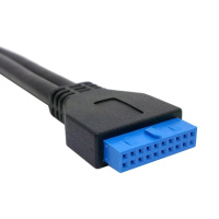 Фото  ORIENT C095, Планка портов в корпус 2xUSB 3.0, Low Profile, длина кабеля 30см, oem (31095)