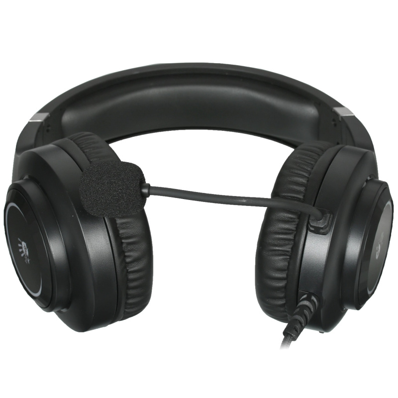Фото  Наушники с микрофоном A4Tech Bloody G220S черный 2м мониторные USB оголовье (G220S USB/ BLACK)