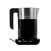 Фото  BOSCH TWK8613P Чайник,1.5л, 2400Вт, черно-серебристый
