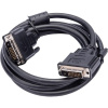 Фото  Кабель DVI-D dual link Gembird/Cablexpert , 25M/25M, 1.8м, черный, экран, феррит.кольца, пакет(CC-DVI2-BK-6)