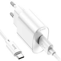 Фото  HOCO C109A/ Сетевое ЗУ/ 1 USB/ Выход: 10.5W/ White