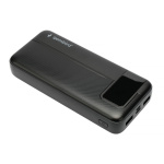 Gembird Портативный аккумулятор  20000мАч  QC PD  дисплей  черный (GPB-20Q)