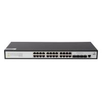 SNR-S5210G-24TX-2AC Управляемый коммутатор уровня 2+, 24 порта 10/100/1000Base-T, 4 порта 1/10G SFP+, Два встроенных БП ~220V AC