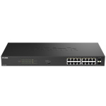 D-Link DGS-1018P B1A Конфигурируемый коммутатор с 16 портами 10 100 1000Base-T  2 портами 1000Base-X