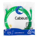 Cabeus PC-UTP-RJ45-Cat.6-3m-GN Патч-корд U UTP  категория 6  2xRJ45 8p8c  неэкранированный  зеленый 