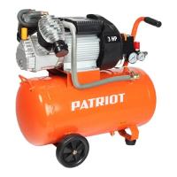 PATRIOT VX 50-402 Компрессор [525306315] {Мощн.: 2.2 кВт; Напр.: 230В~50Гц; Об.двиг.: 2850 об/мин; Производит.: 400 л/мин; Об.ресивера: 50 л; Давл.: 8