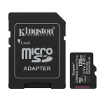 Micro SecureDigital 128GB Kingston  Canvas Select Plus Gen3 150MB s A1  с адаптером