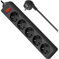 Defender Фильтр ES, 1.8м Коробка 5 розеток, чёрный [99484]