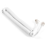 Exegate EX298649RUS Патч-корд телефонный ExeGate TC4P4C-2M-W (шнур для телефонной трубки  витой  RJ-