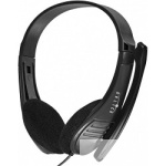 Oklick HS-M150 черный 2м накладные (NO-003N) [428963]