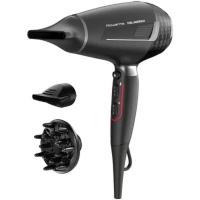 Фен Rowenta Karl LagerfeldPro Stylist, Black CV887LF0, 2200 Вт, 3 насадки,ионизация