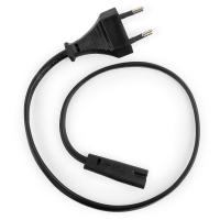 Cablexpert Кабель питания аудио/видео 0,5м, CEE 7/16 - C7, VDE, 2-pin, 2х0,75, черный, пакет (PC-184-VDE-0.5M)
