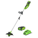 Greenworks Триммер аккумуляторный G40LTK4  {40V  30 см  с 1хАКБ 4 А.ч и ЗУ} [2101507UB]