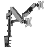ONKRON G140 чёрный {Для двух экранов диагональю 13"-32" Допустимая нагрузка: 2х (1-8 кг (2.2 - 17.6 lbs)) VESA: 100x100, 75x75}