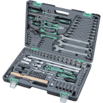 STELS Набор инструментов  1 4"  1 2"  Cr-V  S2  усиленный кейс  119 предм. [14112]