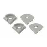 Эра Б0039452 1616R-3B Набор заглушек для профиля CAB280  4 сквозные круглые