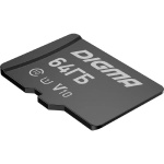 Micro SecureDigital 64GB Digma CARD10 V10 + adapter DGFCA064A01