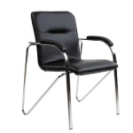 Офисное кресло Chairman 850 Россия экопремиум черный N (собр.) (6 шт.)  (7180781) !!! грузить кратно