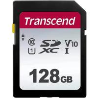 SecureDigital 128Gb Transcend TS128GSDC300S {SDXC Class 10, UHS-I U3}