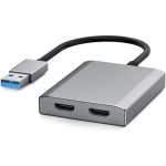KS-is KS-821 Адаптер USB 3.0 на HDMIx2 4K+1080p