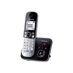 Panasonic KX-TG6821RUB  (черный) {Беспроводной DECT автоответчик определитель номера телефонный спра
