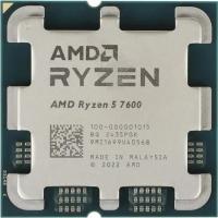 CPU AMD Ryzen 5 7600 OEM (100-000001015) {Raphael, 6C/12T, 3.8/5.1GHz, 32MB, 65W} 