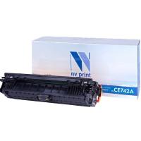 NVPrint CE742A  Картридж NV Print для HP Color LJ CP5220 (7300 к) Y, восстан.