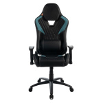 Кресло игровое Filum FL-CH-G-060 пластиковая крестовина  спинка сиденье экокожа с прострочкой с ткан