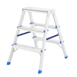 СИБРТЕХ Стремянка двусторонняя 3ст.  алюминиевая  Россия [97923]