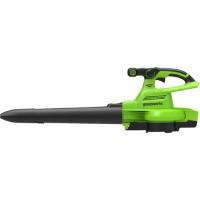 Greenworks GD40BVII Воздуходув-Садовый Пылесос аккумуляторный, 40V, бесщеточный, без АКБ и ЗУ [2406907]