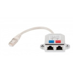 Cablexpert NCA-SP-01A Разветвитель NCA-SP-01A UTP 1 порт RJ45 (T568A T568B) -> 2 порта RJ45 10 100 B