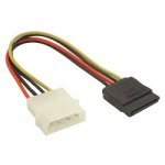 Bion Кабель питания Serial ATA - Molex  15см [BXP-SATA-PS-15CM]