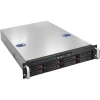 Exegate EX281289RUS Серверный корпус ExeGate Pro 2U550-HS08 <RM 19", высота 2U, глуб 550, БП 1U-500ADS, 8xHotSwap, USB>