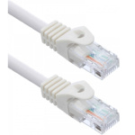 Кабель ACD Патч-корд ACD-LPU5C-5DW |ACD-LPU5C-5DW| Cat5e UTP 24AWG 4Pair  7 0.18мм CU Белый  0.5м (7