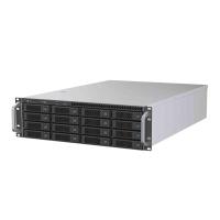 Procase BS316-SAS12-B-0 Корпус 3U Rack server case 16 SATA III / SAS 12Gbit hotswap HDD 4*MiniSAS HD(8643), черный, без блока питания, глубина 650мм, 