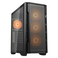 Cougar Корпус Uniface X RGB V2 Black, 4x140mm ARGB PWM Fan, ARGB PWM Fan Hub, без БП, E-ATX
