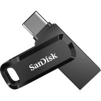 SanDisk USB Drive 256GB Ultra Dual Drive Go, USB 3.1 - USB Type-C Black