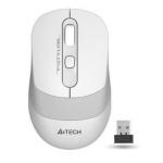 Мышь беспроводная A4Tech Fstyler FG10   белый серый   оптическая  2000dpi   USB  4 кнопки [1147569]