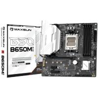 Материнская плата MAXSUN MS-Terminator B650M WIFI6, AM5, B650, 4*DDR5, 4*SATA 3.0, 2*M.2, USB 3.2, USB 2.0, Type-C, 1*PCIE 16, 1*PCIE 4, 1*PCIE 1, HDM