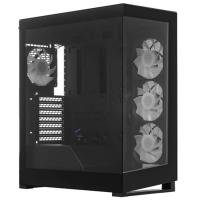 PHANTEKS NV5S Black, Digtial RGB Lighting, 4x120mm ARGB Fan, без БП, Tempered Glass, Mid-Tower / PH-NV523s_DBK01