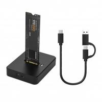 KS-is Док станция 2 в 1 USB для накопителей M.2 NVMe, M.2 SATA (KS-911)
