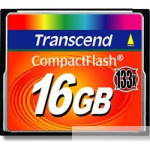 Compact Flash 16Gb Transcend  (TS16GCF133) 133-x