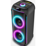 RITMIX SP-770B черный {Bluetooth  FM-радио  RGB-подсветка  AUX  USB  microSD (до 32 Гб  MP3)  диспле