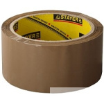 Лента STAYER "MASTER" клеящая   коричневая  толщина 45 мк  48мм х 60м [1207-50]