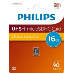 Micro SecureDigital 16GB Philips High Speed  microSDHC Class 10 90MB s (FM16MD55B 97)