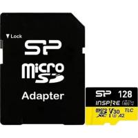 Micro SecureDigital 128GB Silicon Power U3,V30,A2,Inspire,DDR200 W/A SP128GBSTXLA2V1N